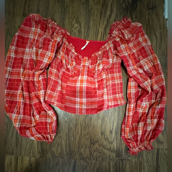 FREE PEOPLE MD BOHO COUNTRY STYLE SHIRT - Picture 1 of 8